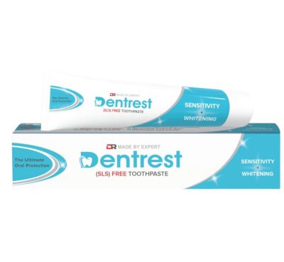 sensitivity protection dentrest sls free toothpaste